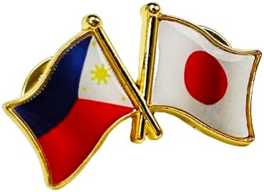 国旗ピンバッジ 日本と57カ国組み合わせ 友好バッジ ダブル国旗 |  | 21