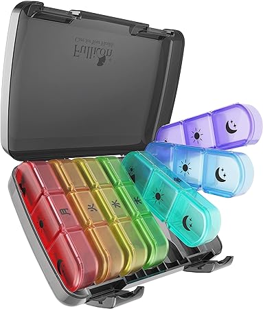 Fullicon 1週間 1日3回 ピルケース 朝昼晩 薬ケース 携帯用 ぴるけーす