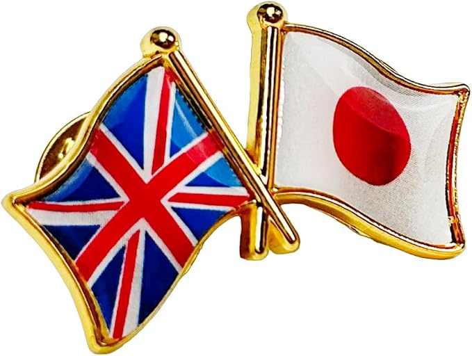国旗ピンバッジ 日本と57カ国組み合わせ 友好バッジ ダブル国旗 |  | 09