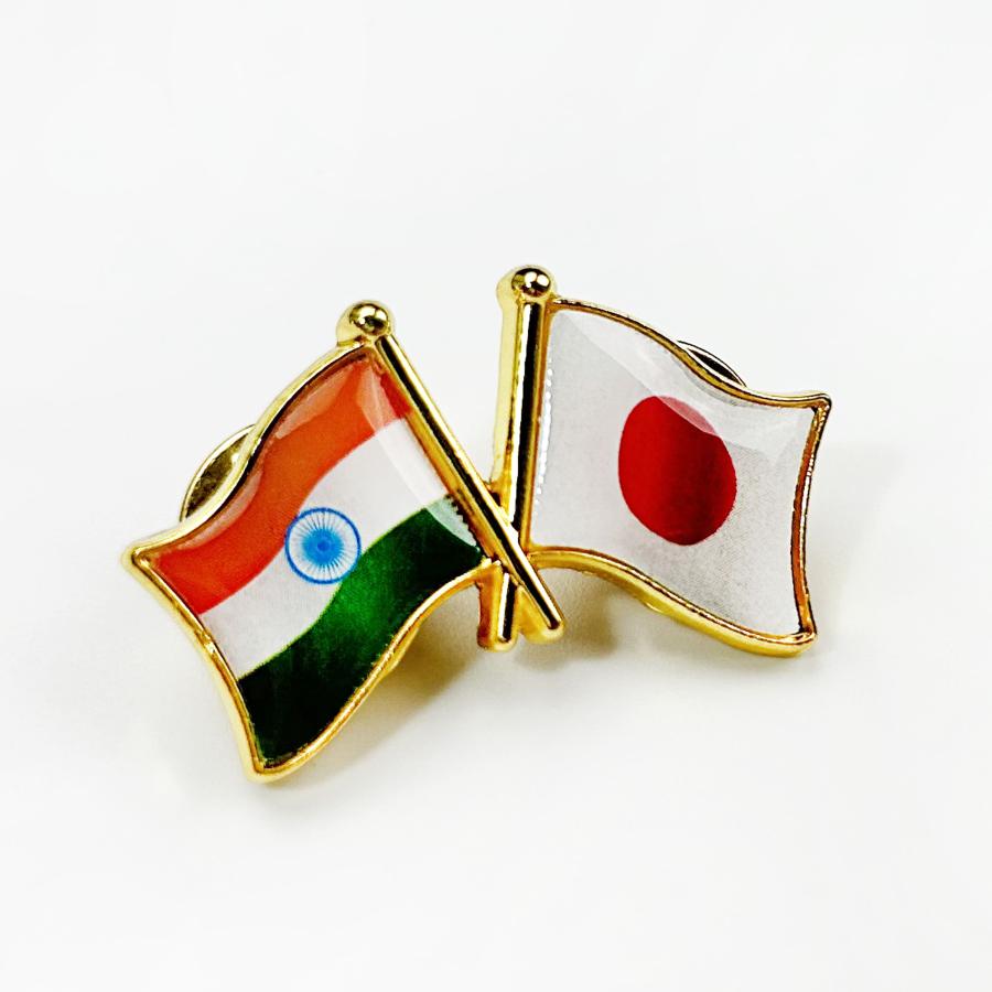 国旗ピンバッジ 日本と57カ国組み合わせ 友好バッジ ダブル国旗 |  | 19