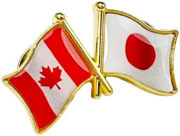 国旗ピンバッジ 日本と57カ国組み合わせ 友好バッジ ダブル国旗 |  | 08
