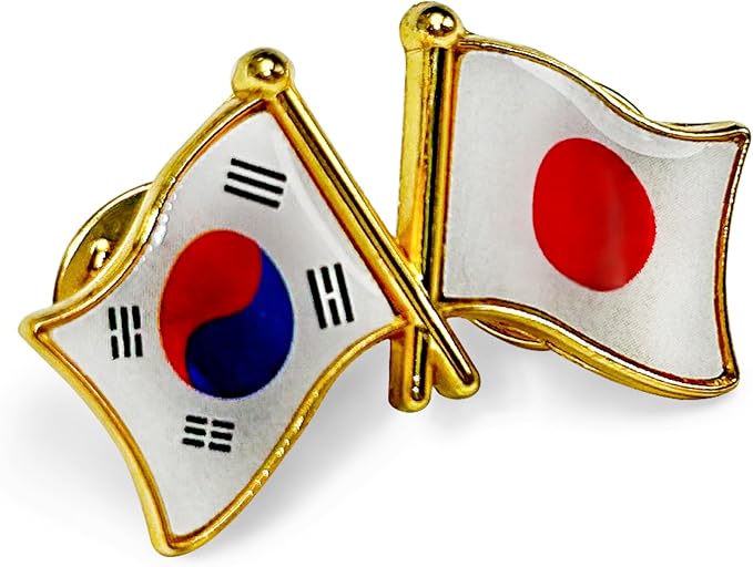 国旗ピンバッジ 日本と57カ国組み合わせ 友好バッジ ダブル国旗 |  | 04