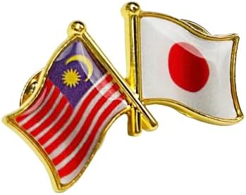 国旗ピンバッジ 日本と57カ国組み合わせ 友好バッジ ダブル国旗 |  | 29