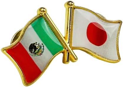 国旗ピンバッジ 日本と57カ国組み合わせ 友好バッジ ダブル国旗 |  | 20