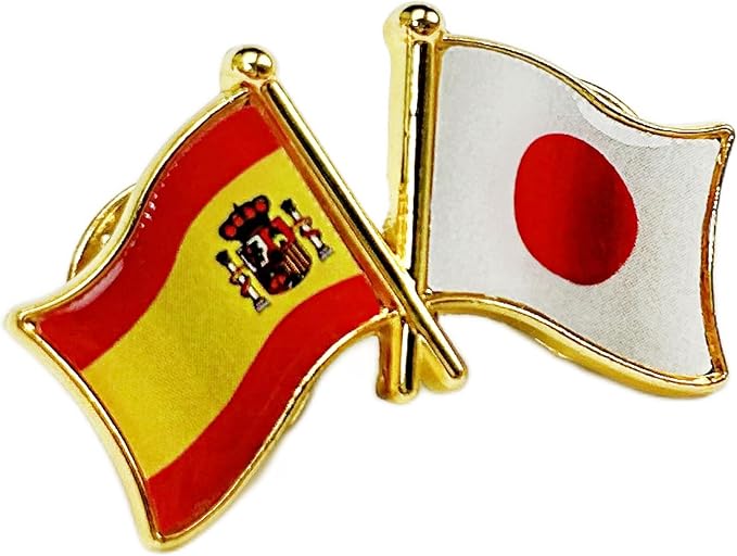 国旗ピンバッジ 日本と57カ国組み合わせ 友好バッジ ダブル国旗 |  | 05