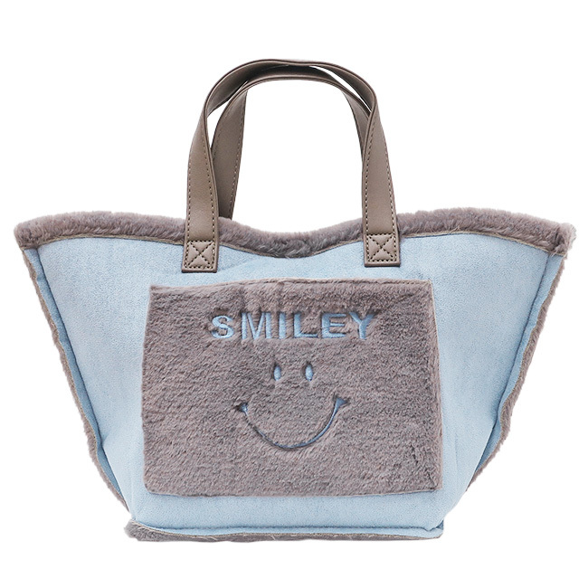 【美品】ムートンエンブロイダリー　ミニトート PeopleTree ジュートプリントミニバッグ（リトルミイ）SAIAB7-01