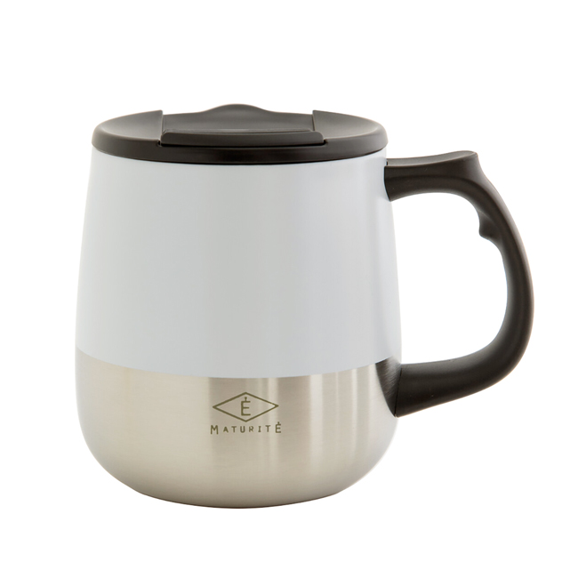 ステンレスマグ 蓋付き 400ml 大容量 (210-60) 真空二重構造 アイス