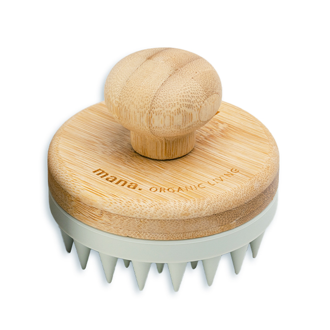 シャンプーブラシ シリコン 竹 スカルプブラシ 頭皮ブラシ マッサージ