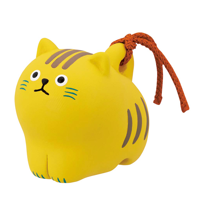 * vintage cat ❀ チリンとなる鈴と一緒 かわいいネコちゃん 猫用 黄色い鈴 首輪 ペット 猫 犬 鈴 かわいい おしゃれ 鈴付き