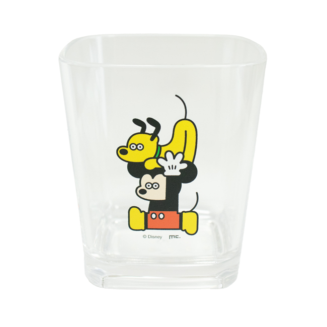 コップ かわいい グラス 約320ml（230-33）松本セイジ×Disney スクエア