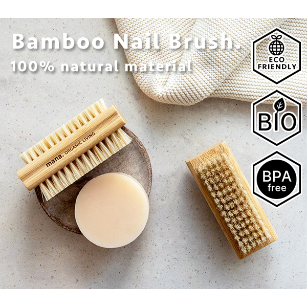 バンブーネイルブラシ、ECO・BIO・BPAフリー