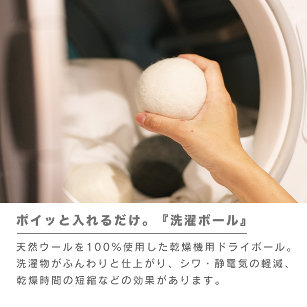 ドライボール大袋 ドライボール 乾燥機用 6個セット（210-56）バッグ付き 乾燥 時短