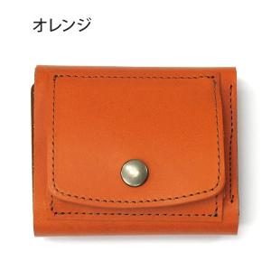 三つ折り財布 メンズ レディース コインケース コンパクト ミニウォレット 日本製 イタリアレザー ...