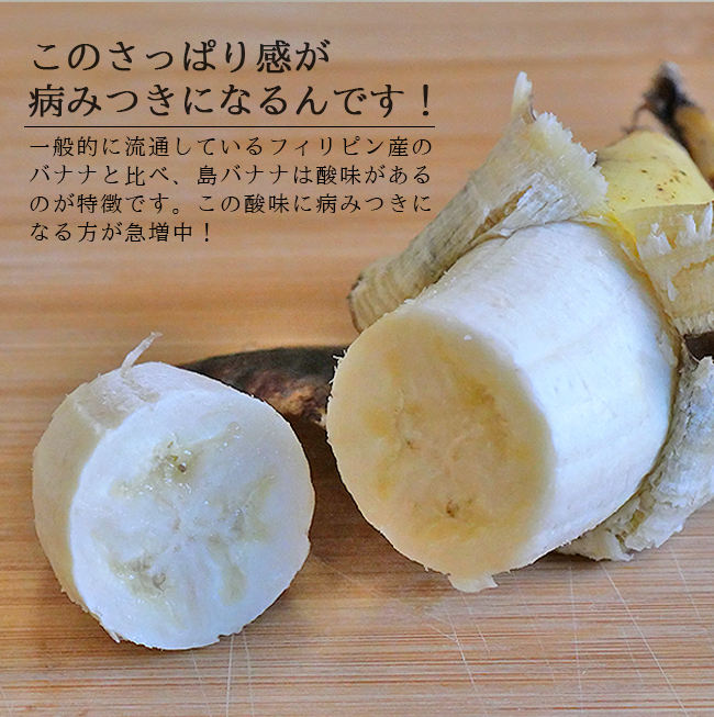 島バナナ（国産バナナ 酸味のあるさっぱり感）