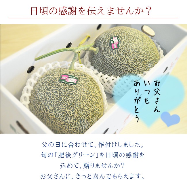 父の日メロン2玉