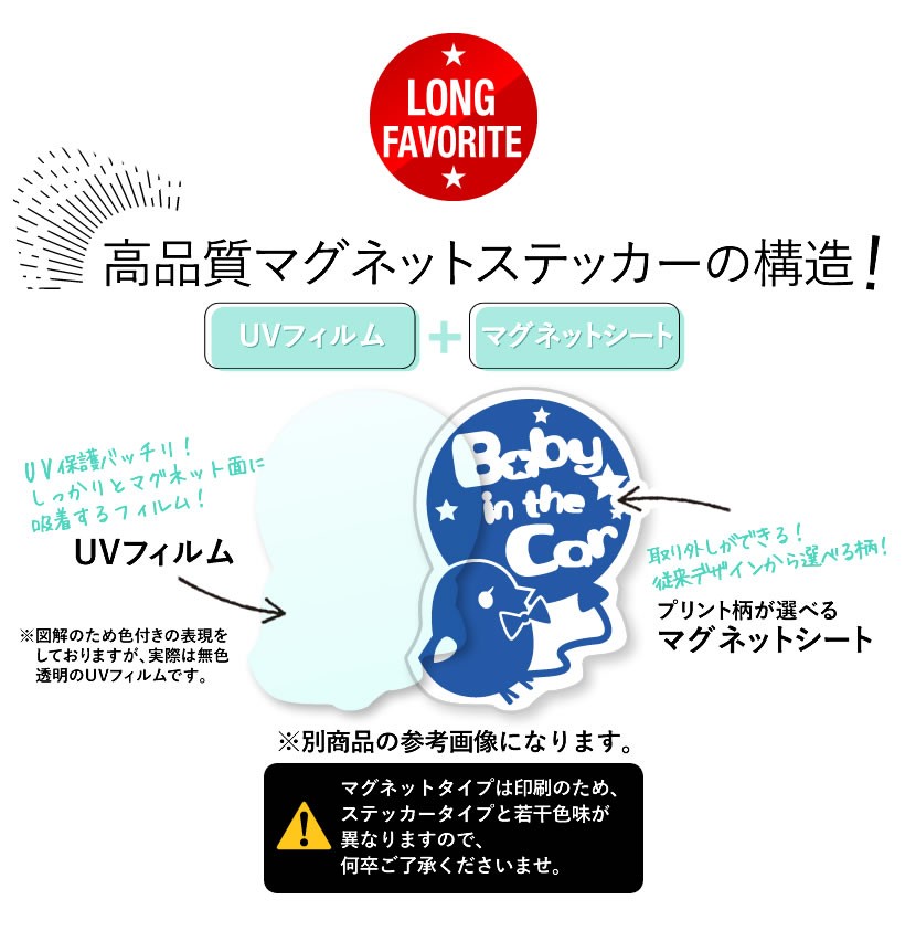 Baby On Board犬 ダックスフンド風船戌 干支 動物 ステッカーorマグネットが選べる 車 子供が乗っています  ベビーシート、チャイルドシート