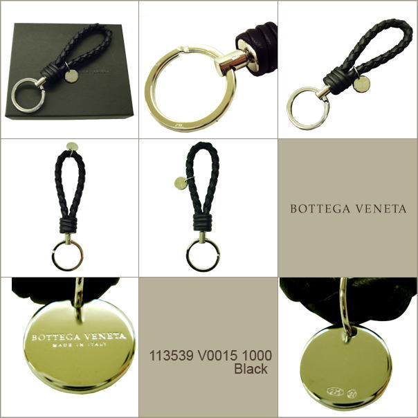 BOTTEGA VENETA ボッテガ ヴェネタ キーホルダー ブラック 113539