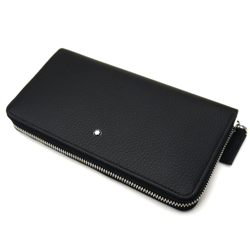 MONTBLANC（モンブラン） 長財布 ラウンド メンズ 114470 ブラック