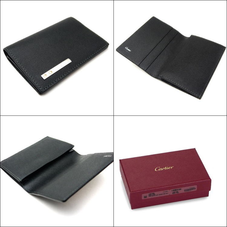 美品【Cartier】サントス　名刺入れ　本革　ブラウン　カードケース 楽天市場】カルティエ サントス 名刺入れの通販
