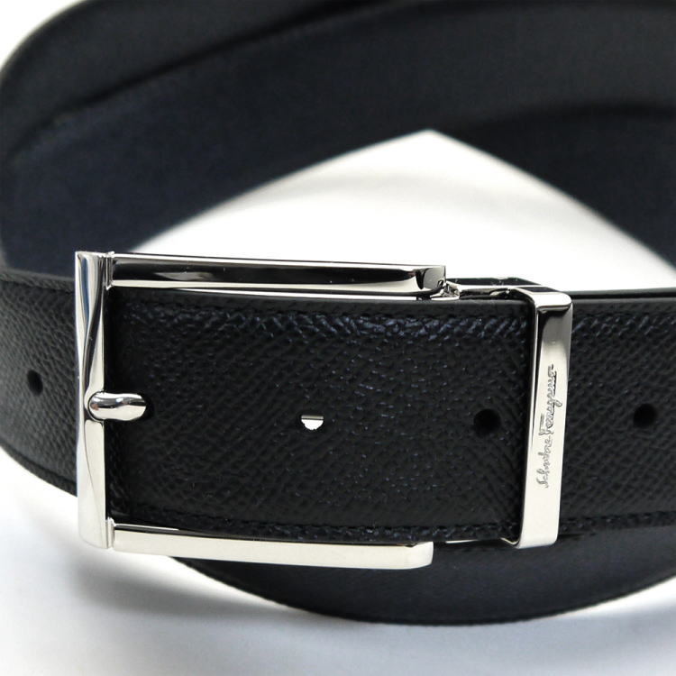FERRAGAMO（フェラガモ） ベルト メンズリバーシブル 67-9497 ブラック