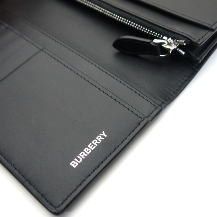 BURBERRY バーバリー 長財布 ファスナー小銭入れ付き メンズ