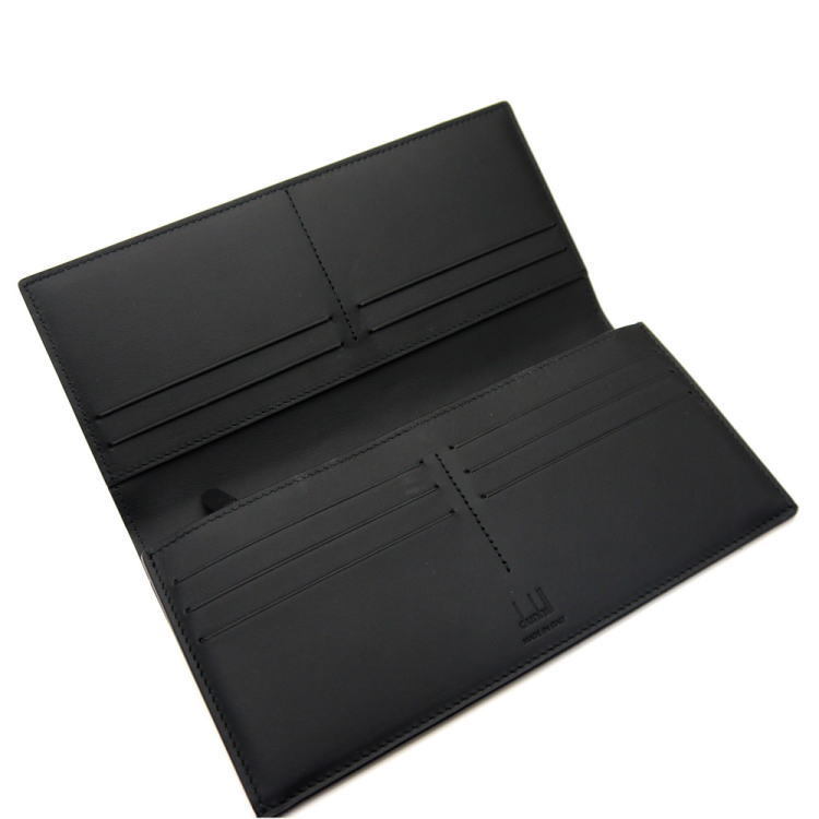 dunhill　長財布　ロゴ総柄　PVC　レザー　Granite　グレー Dunhill ダンヒル ロゴ 長財布（小銭入れあり） PVC メンズ