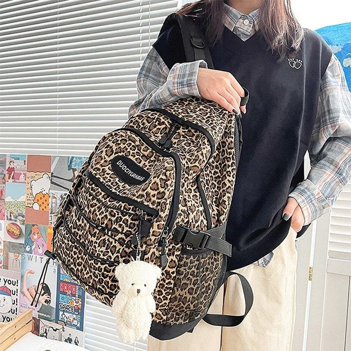 春夏新作 bohemians ボヘミアンズ リュック ヒョウ柄総柄 レア プレゼント バッグ