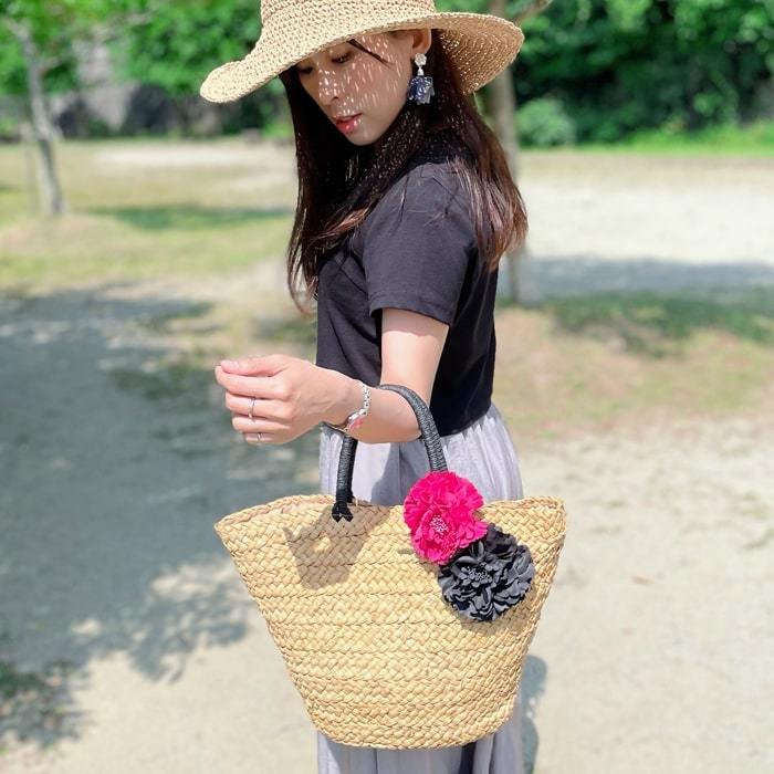 かごバッグ トートバッグ カゴバッグ 大きめ a4 おしゃれ 大容量