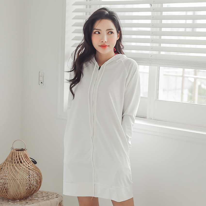 UVカット 冷感 ロング レディース 長袖 ラッシュガード UV アウター