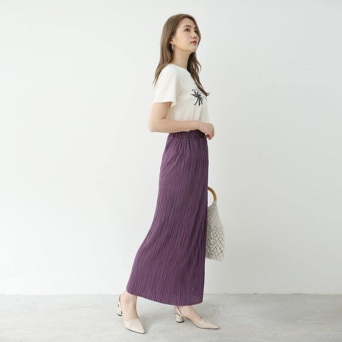 パープル スカートの商品一覧 通販 - Yahoo!ショッピング
