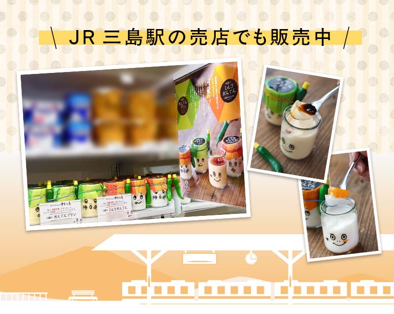 JR三島駅の売店でも販売中