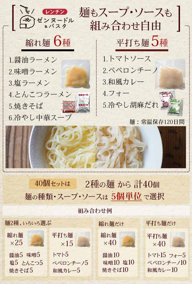 選べる40個 生アイプこんにゃく麺
