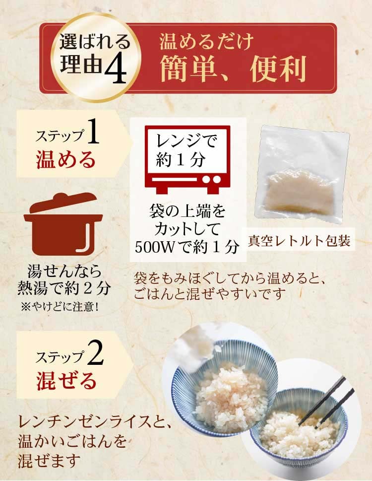 理由温めるだけ簡単、便利