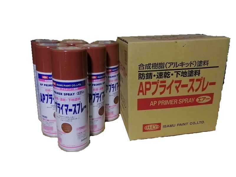 イサム塗料（ＩＳＡＭＵ） APプライマースプレー ３００ｍｌ （６本入