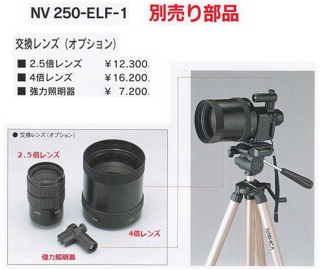 NASHICA/ナシカ 暗視スコープ NV250-ELF-1