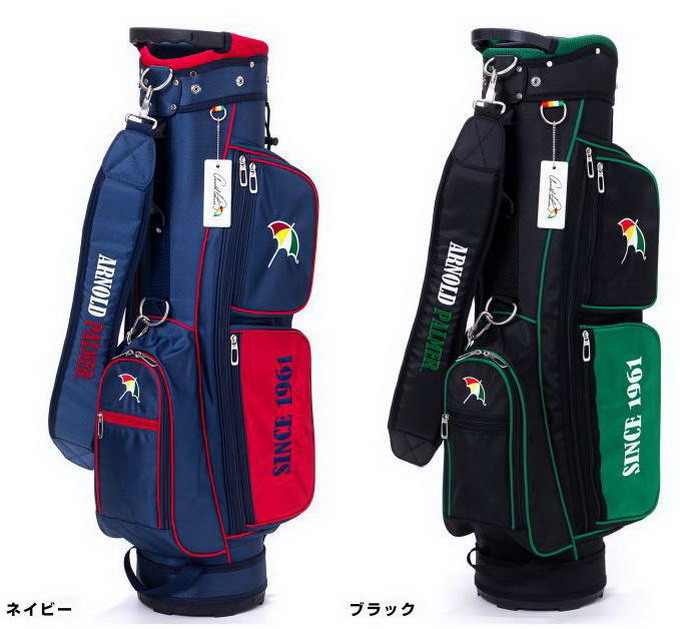 極美品　Arnold Palmer GOLF　アーノルドパーマー　キャディバッグ Amazon | アーノルドパーマー キャディバッグ APCB-15F 9.0型 デニム
