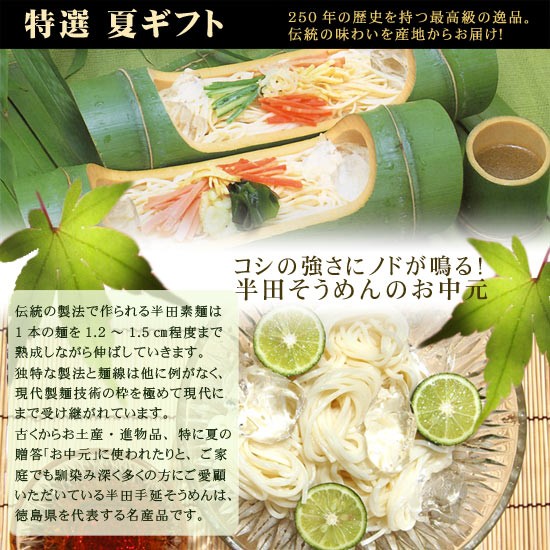 特選夏ギフト半田そうめん