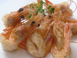 天使の海老素揚げ
