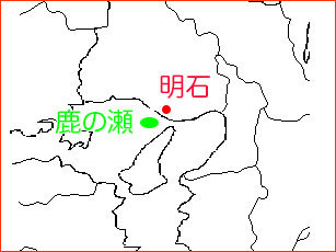 明石・鹿の瀬の地図