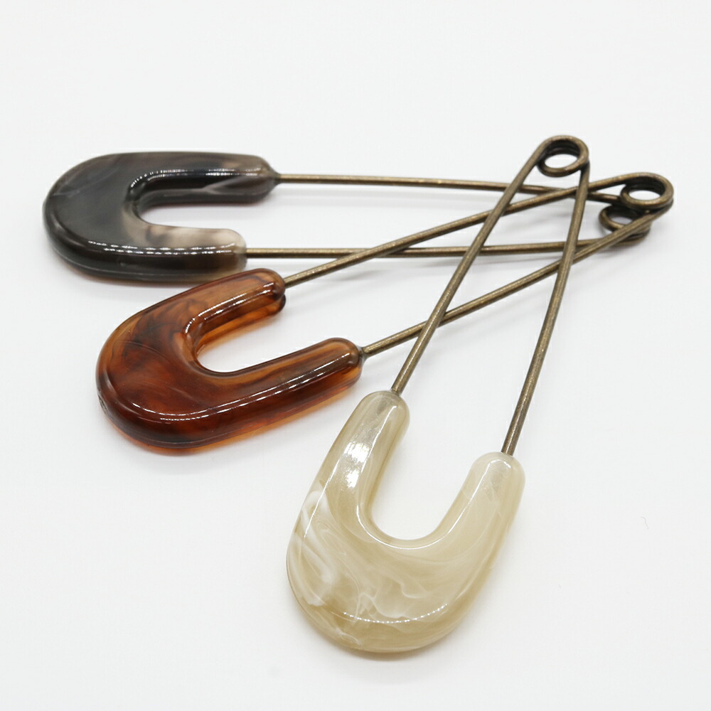 キルトピン カブトピン ストールピン 日本製 全長約72mm ストールや