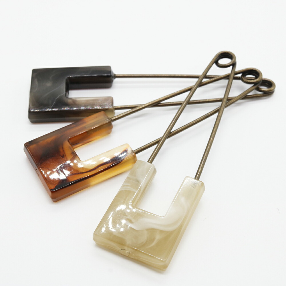 キルトピン カブトピン ストールピン 日本製 全長約72mm ストールや