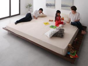 デザインファミリーベッド マルチラススーパースプリングマットレス付き ワイドステージ ワイドK240(SD×2) フレーム幅280(79416円)