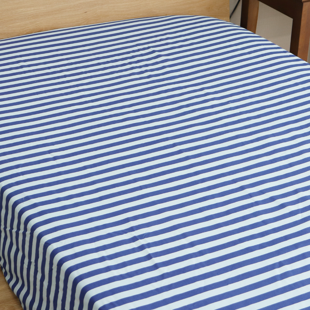 ボックスシーツ セミダブルサイズ 約120×200×38cm 敷布団カバー兼用