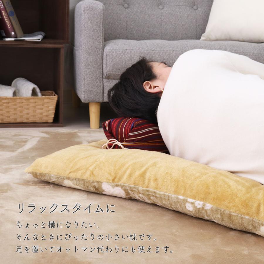 ごろ寝そば枕 ひもで高さ調節可能 日本製 約15×27×11cm〜約24×35×8cm D's collection｜tokutokuseikatsu｜11
