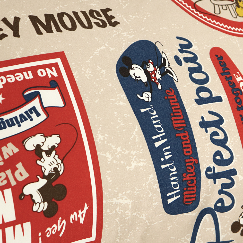 ディズニー ミッキーマウス 枕カバー 43×63cm Disney まくらカバー ミッキー＆フレンズ バッジ柄｜tokutokuseikatsu｜07