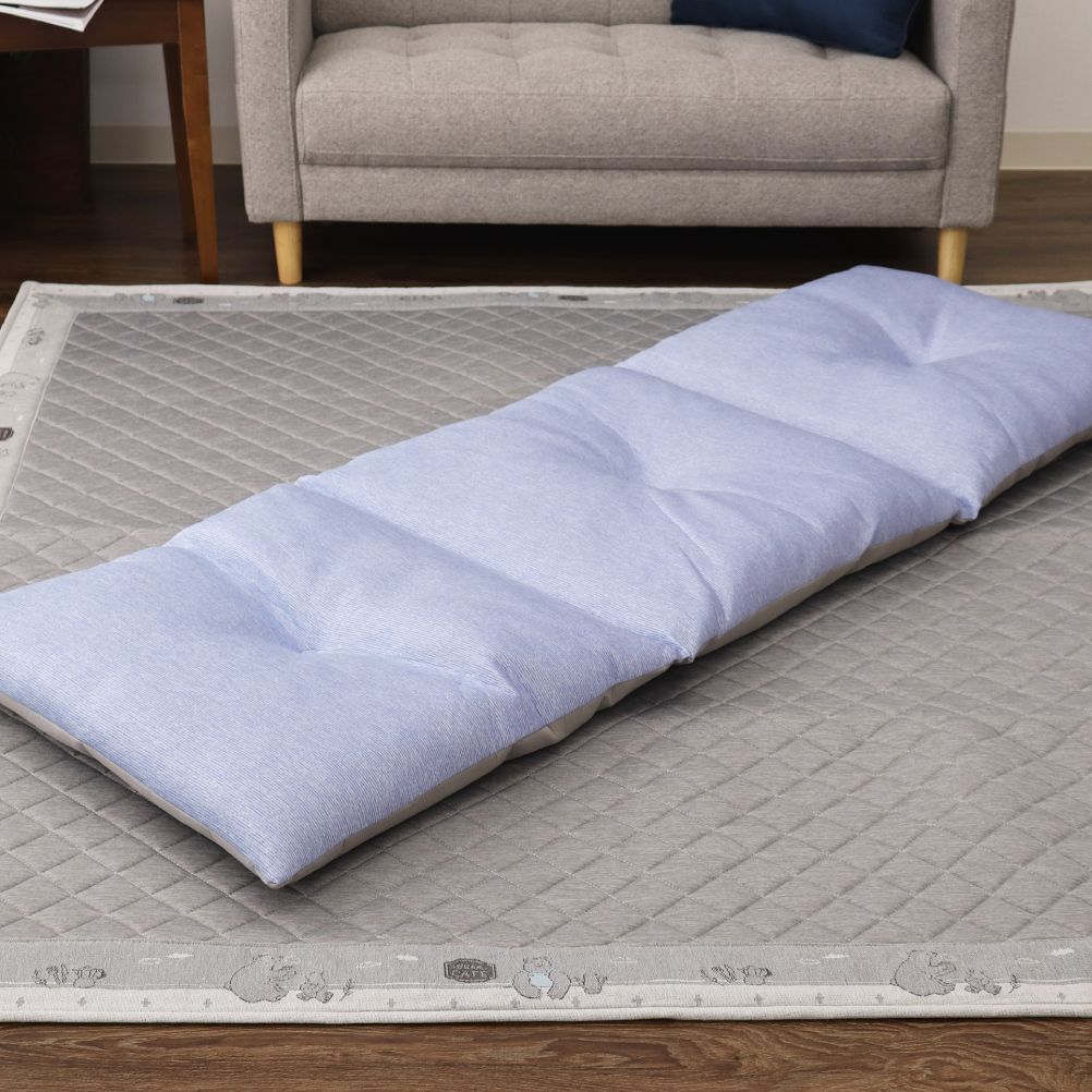 低反発ウレタンチップ入り冷感大長座布団 約60×180cm 弱冷感 ごろ寝