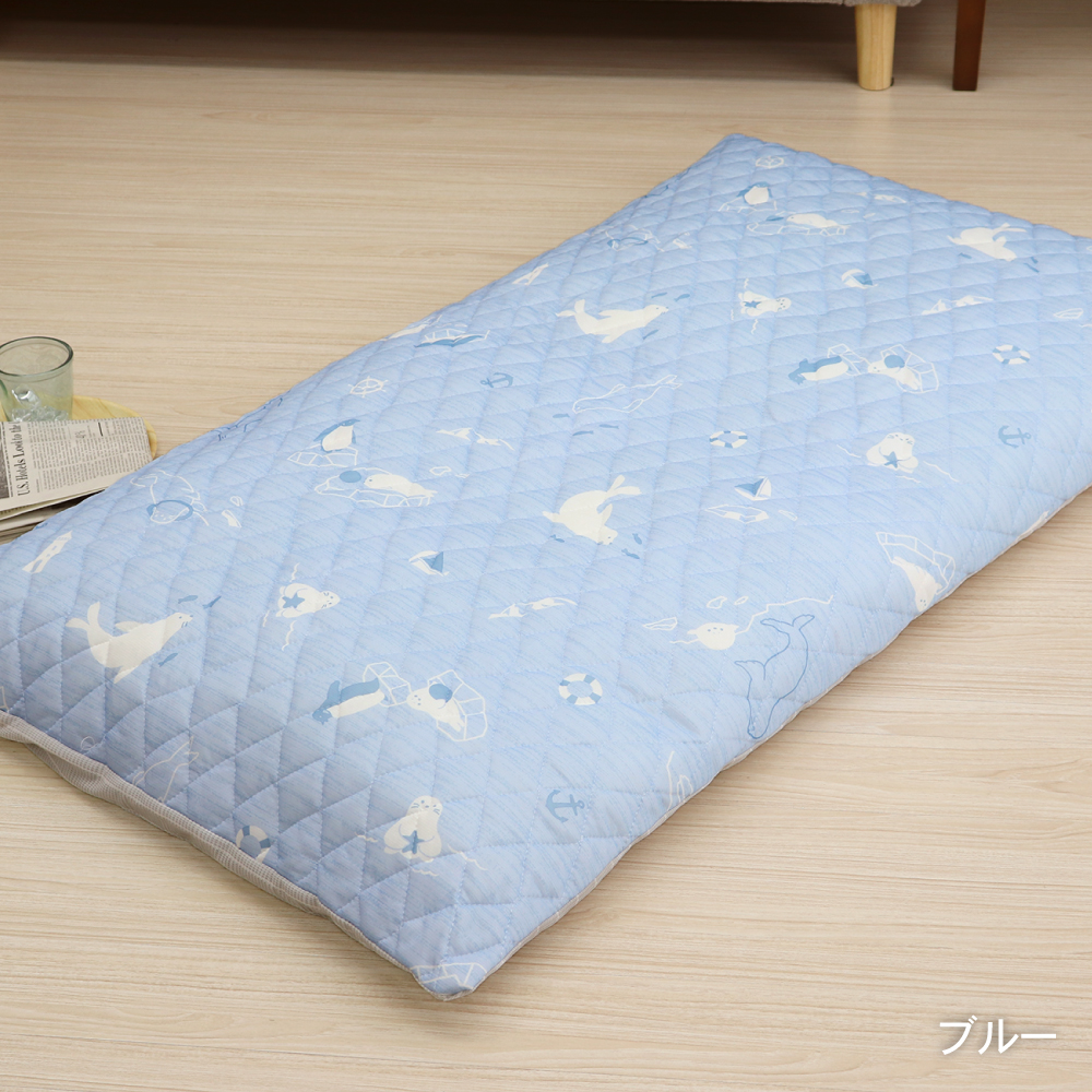 長座布団中身と長座布団カバーのセット 約68×120cm カバーは接触