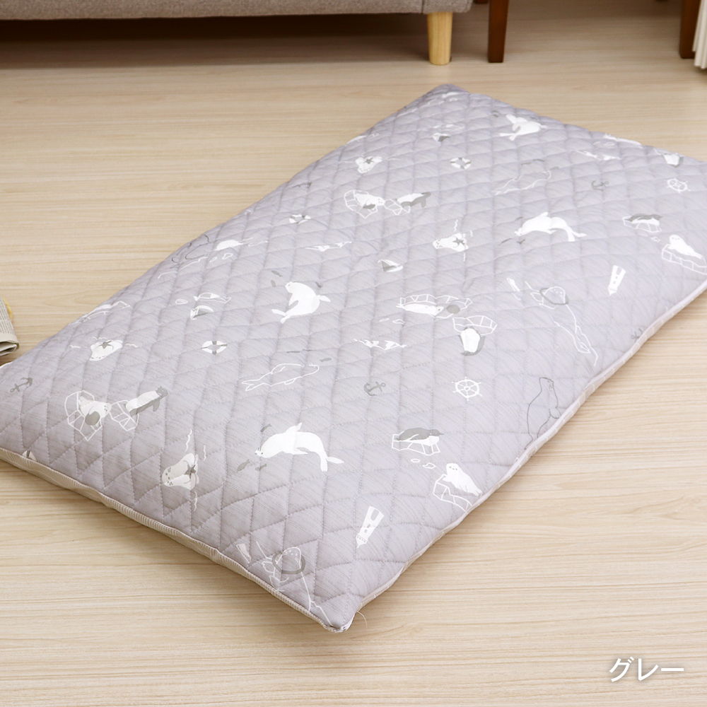 長座布団中身と長座布団カバーのセット 約68×120cm カバーは接触