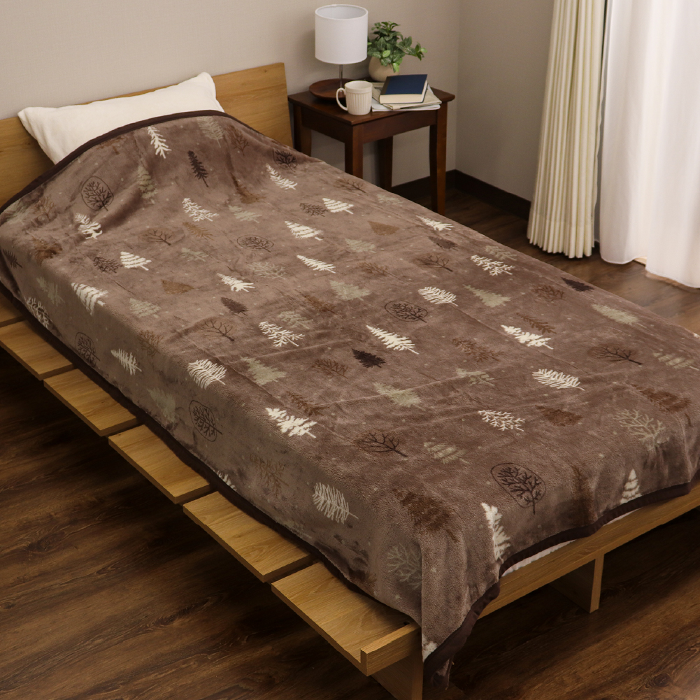 あったかニューマイヤー毛布 シングルサイズ 約140×200cm 一重毛布