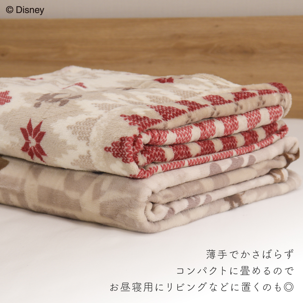 Disney（ディズニー） ディズニーデザイン フランネル毛布 シングル